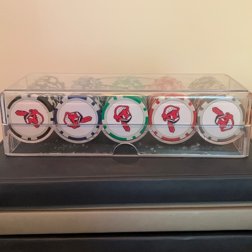 Cleveland Indians Las Vegas chief wahoo poker chips